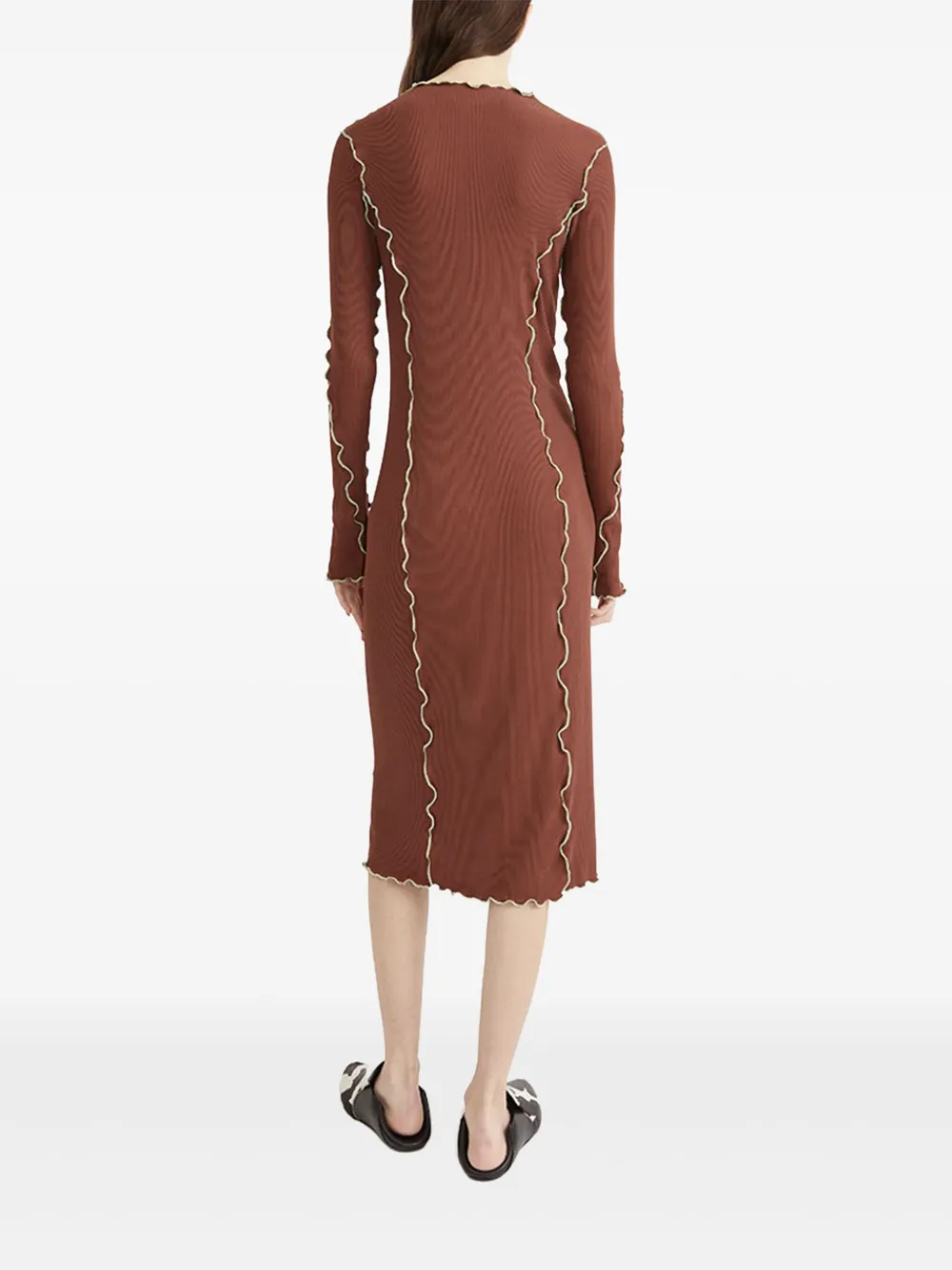 Rodebjer Gabrielle dress Bruin