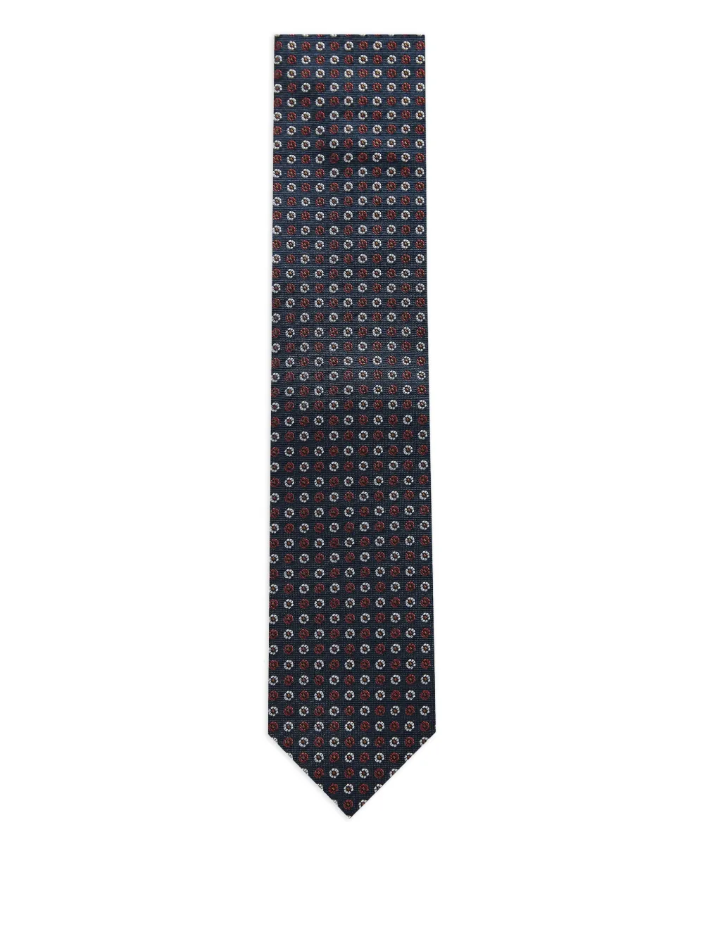 Corneliani floral-pattern tie Blauw