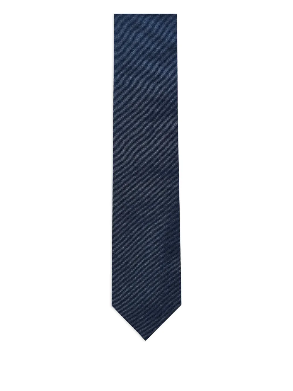 Corneliani textured silk tie Blauw