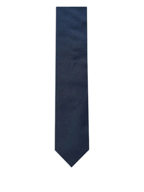 Corneliani corbata de seda texturizada