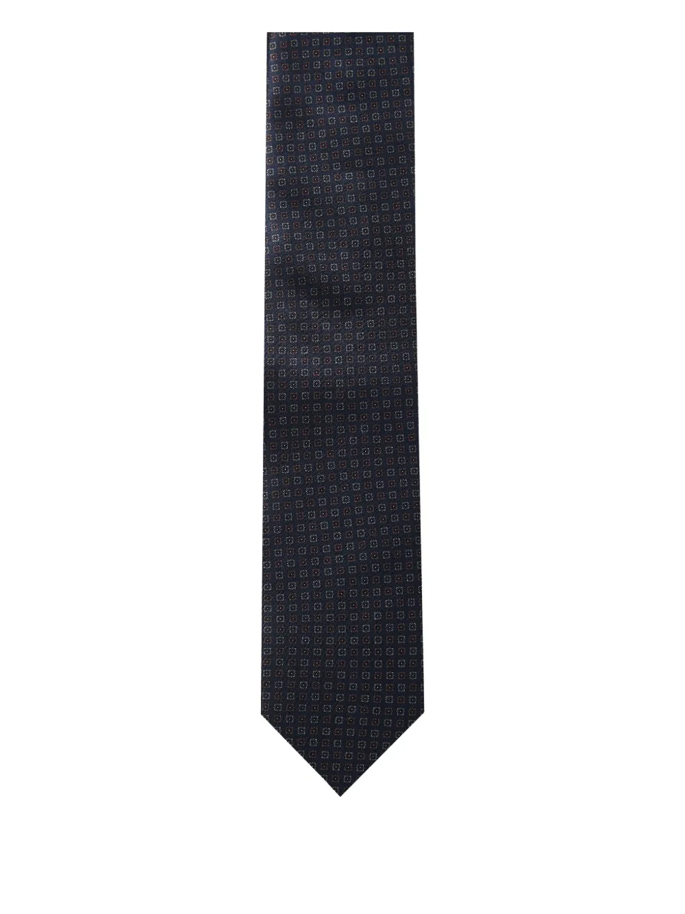 Corneliani Geometric-pattern Tie In Blue