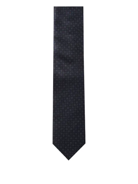 Corneliani geometric-pattern tie
