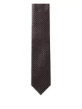 Corneliani geometric-pattern tie - Red
