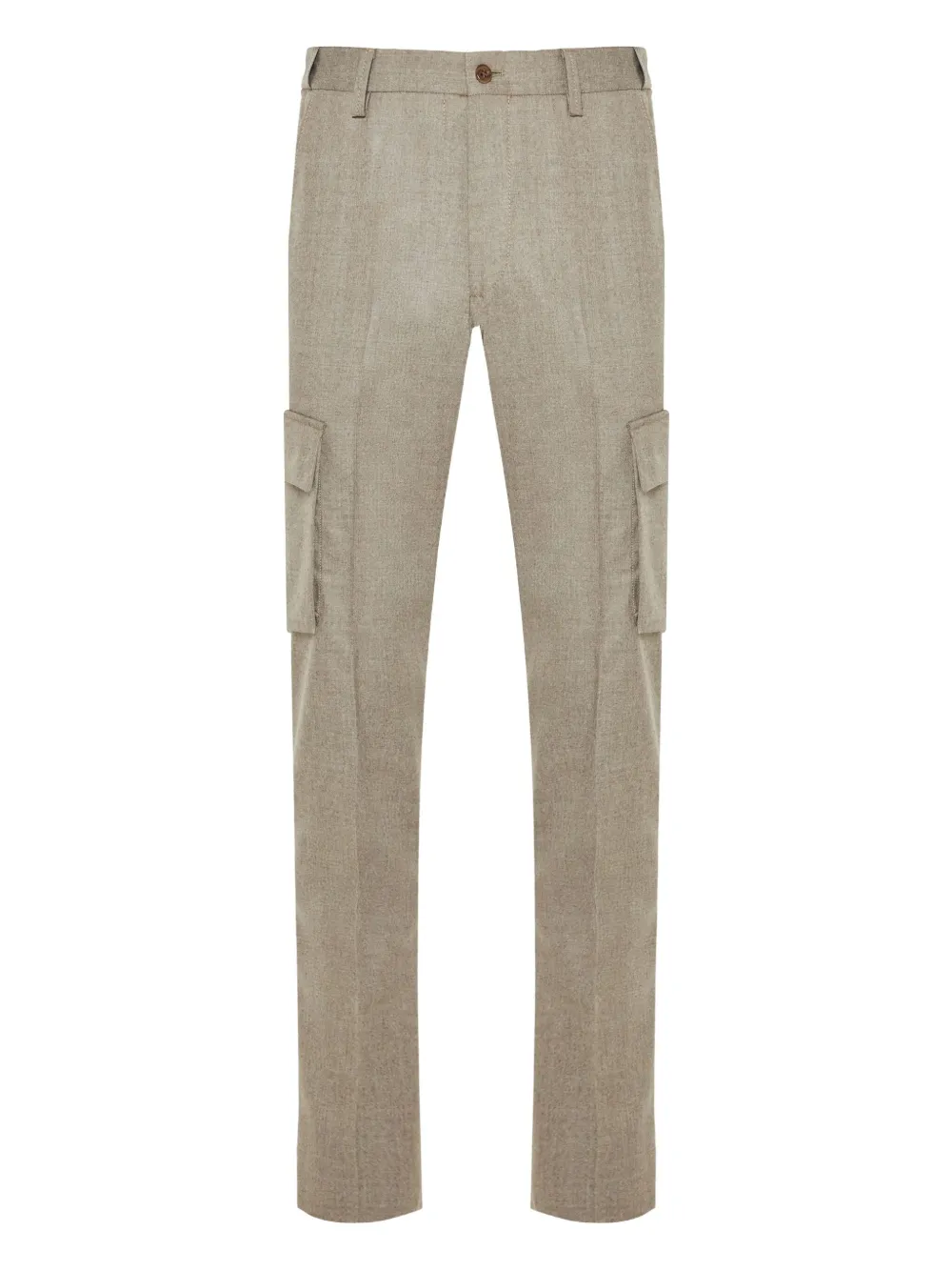 cargo straight-leg trousers