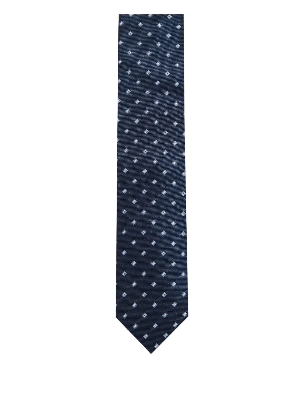Corneliani Geometric-pattern Tie In Blue