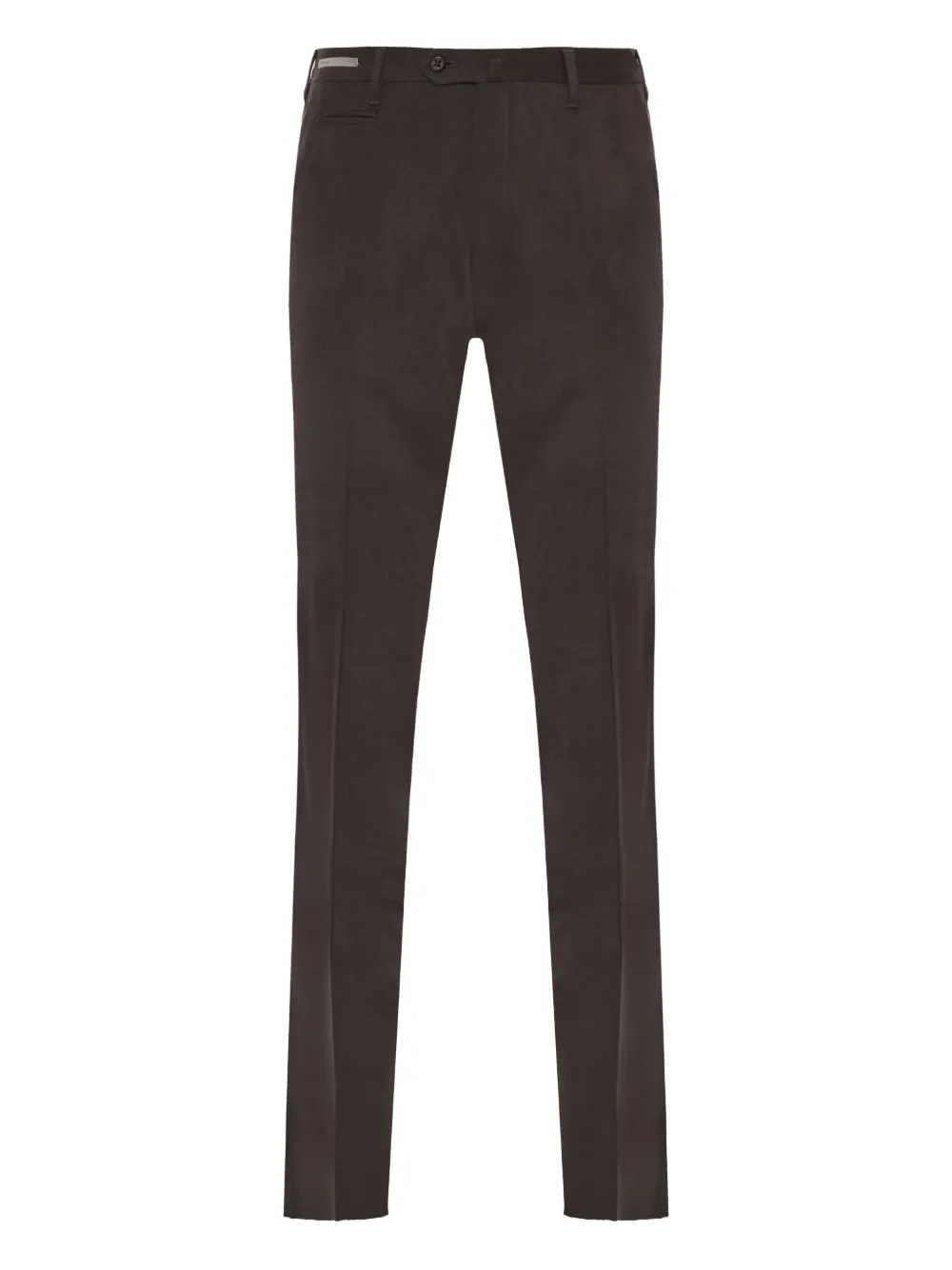 flat-front trousers