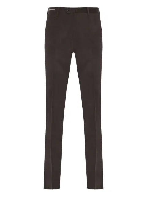 Corneliani flat-front trousers