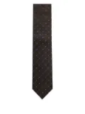 Corneliani patterned tie - Brown