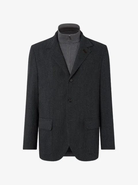Corneliani Einreihiges Sakko im Layering-Look