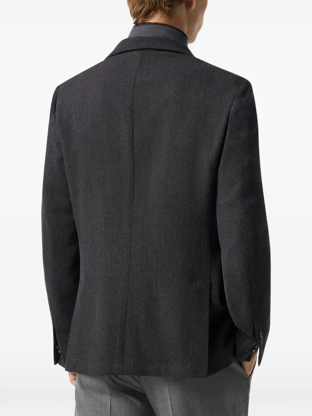 Corneliani Gelaagde blazer Grijs