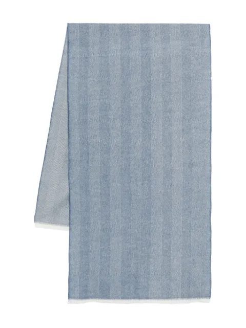 Corneliani herringbone scarf