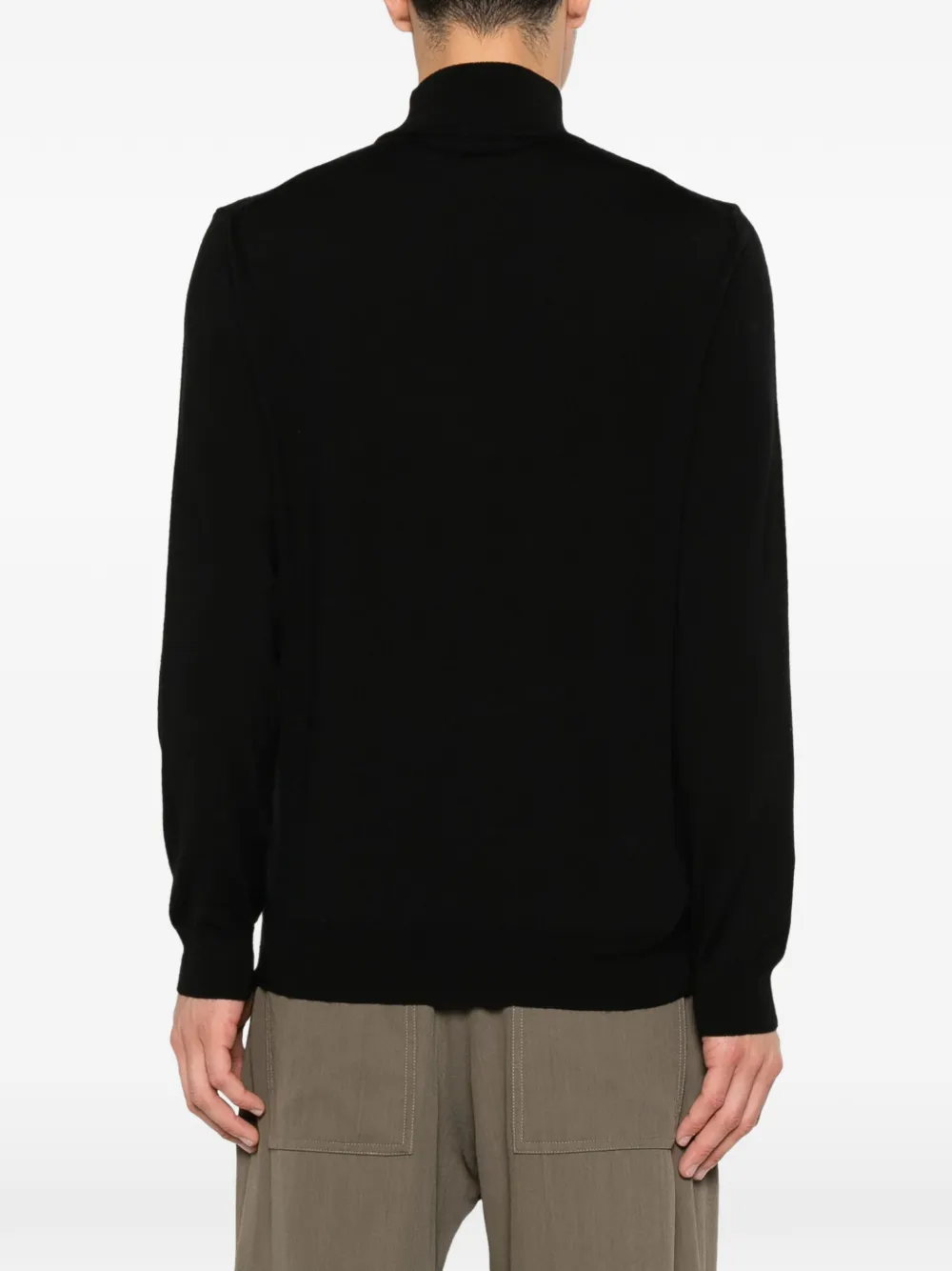Corneliani Coltrui met geborduurd logo Zwart