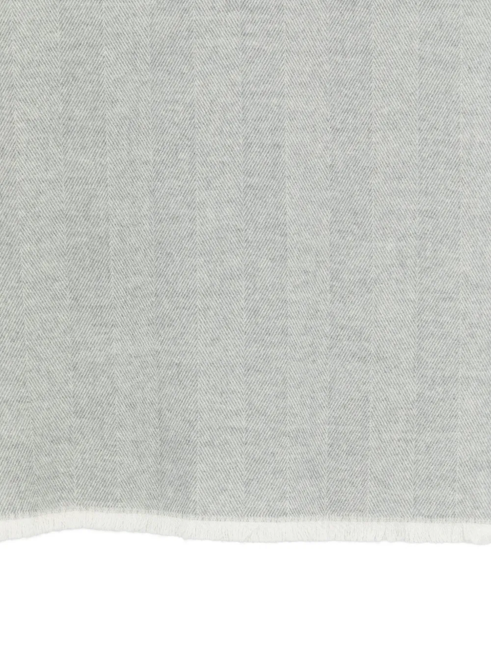 Corneliani Sjaal met visgraatpatroon Grijs