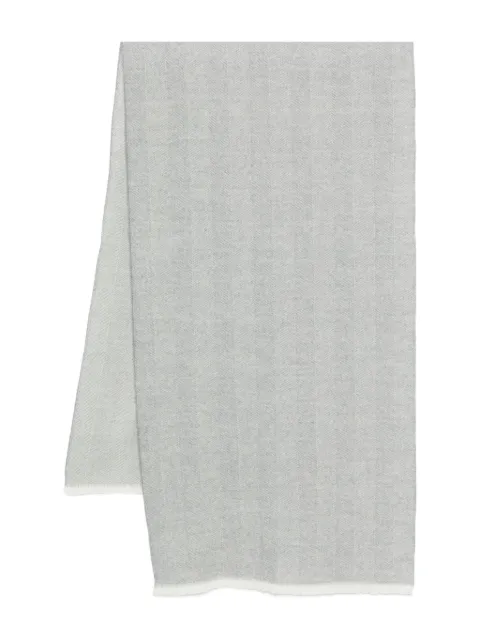 Corneliani herringbone scarf