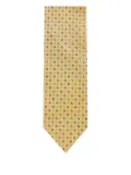 Corneliani geometric-pattern tie - Yellow