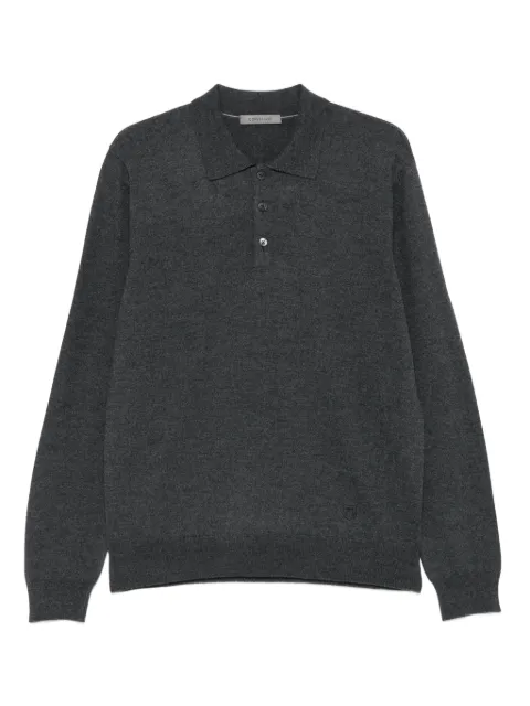 Corneliani polo-neck buttoned polo shirt