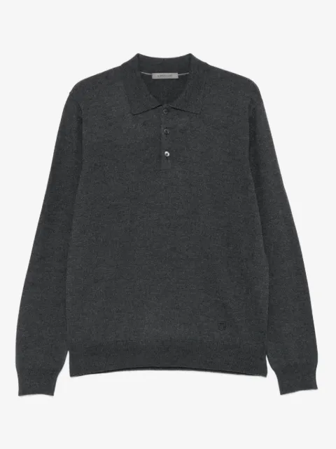 Corneliani polo-neck buttoned polo shirt