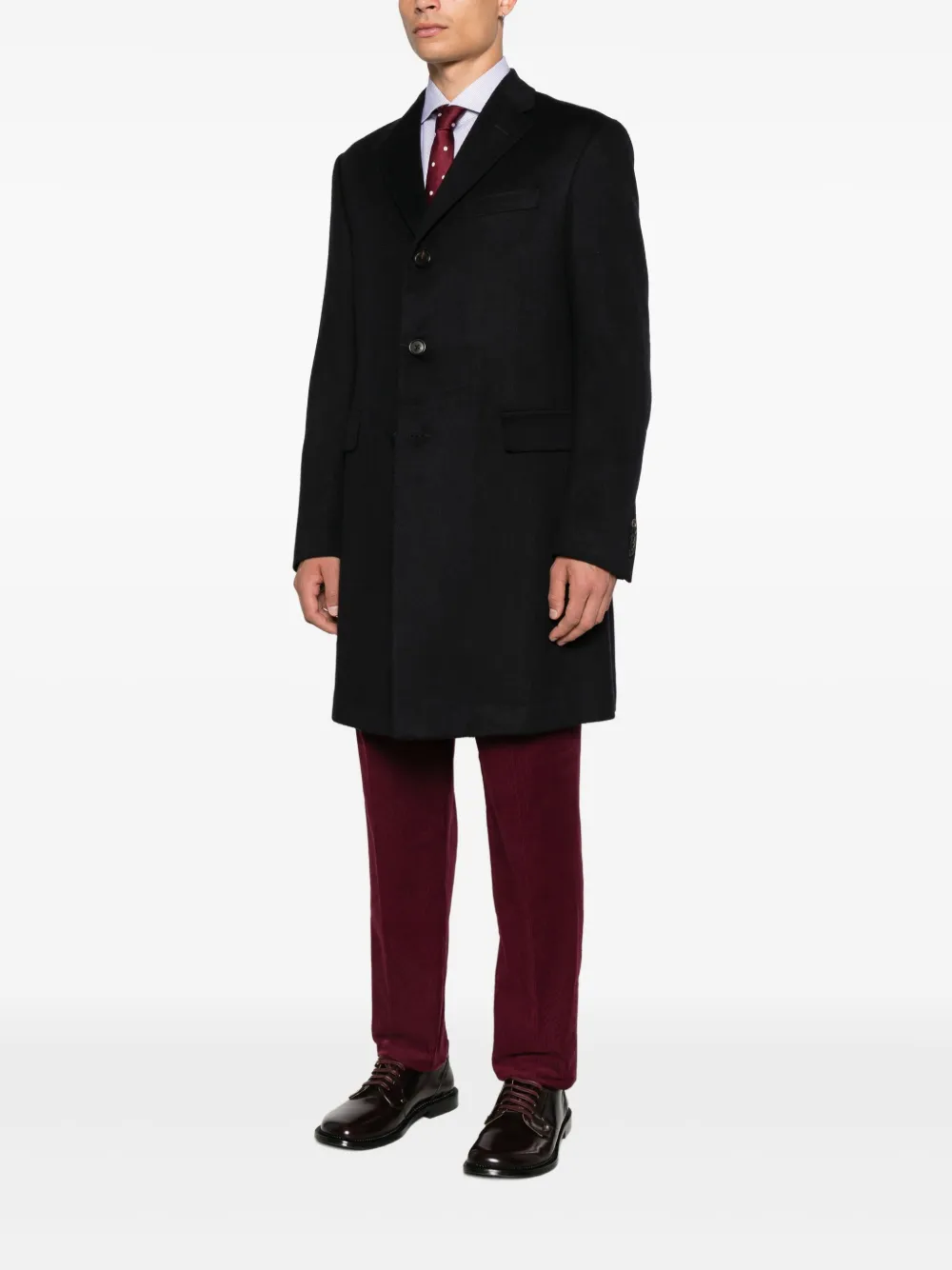 Corneliani Jas met enkele rij knopen Zwart