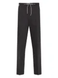 Corneliani drawstring-waist trousers - Grey