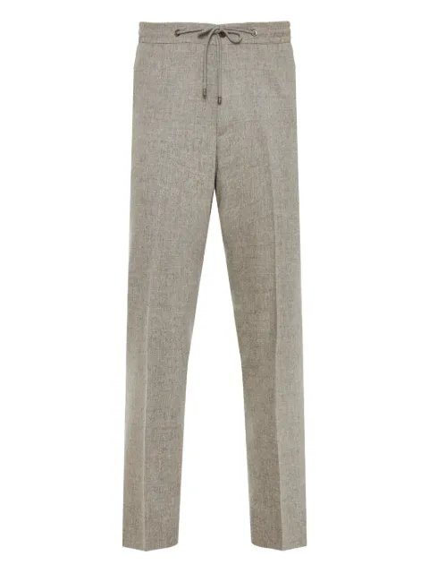 Corneliani drawstring-waist trousers