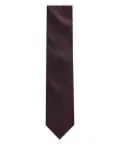 Corneliani geometric-pattern tie - Black