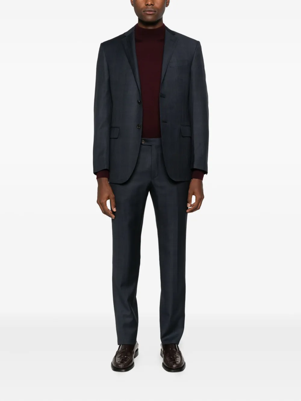 Corneliani notched-lapels two-piece suit | Single Breasted Suits | Image 2