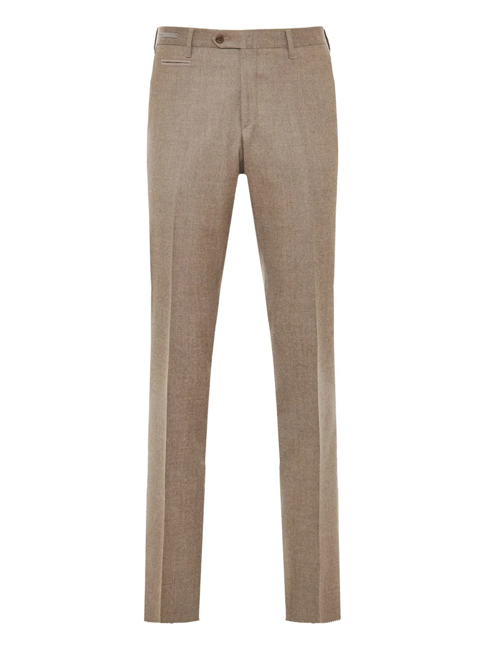 button-fastening trousers