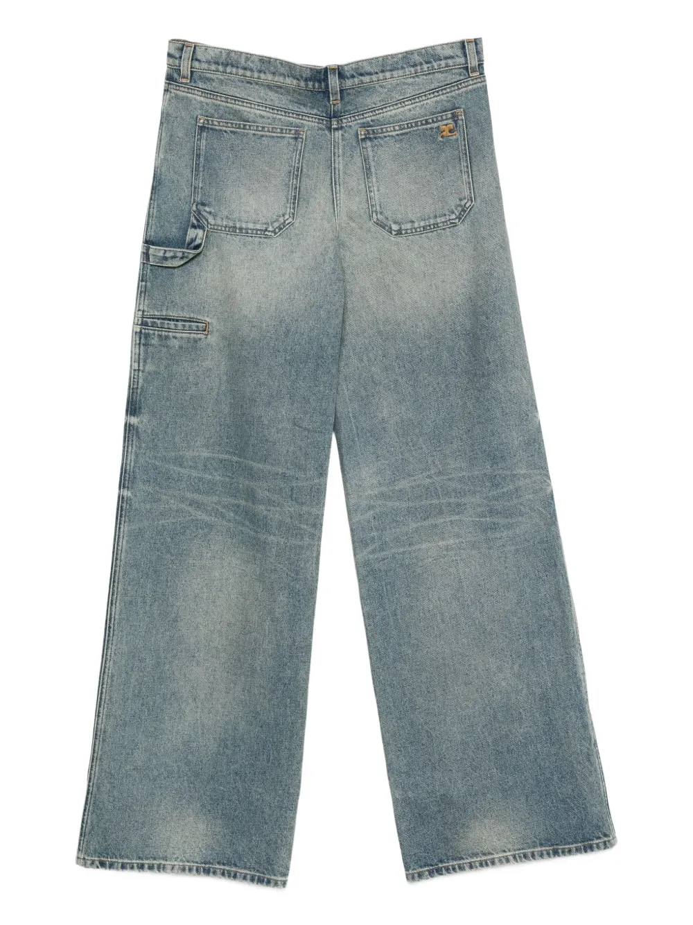 Courrèges Cargo jeans Blauw