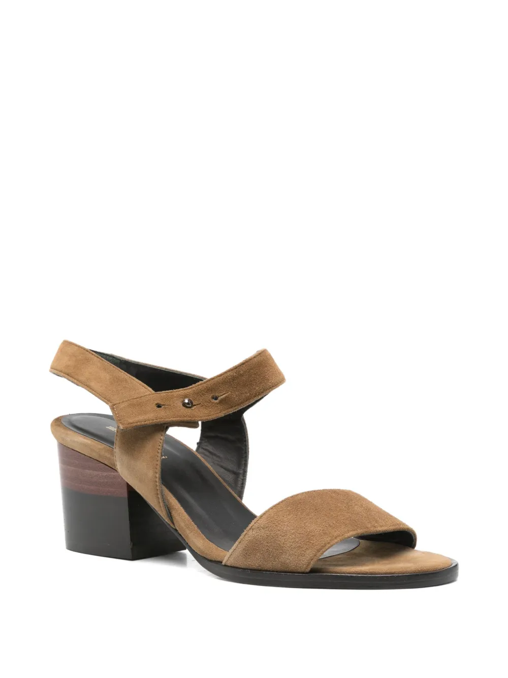 Megumi Ochi 70mm ankle-strap block-heel sandals Brown