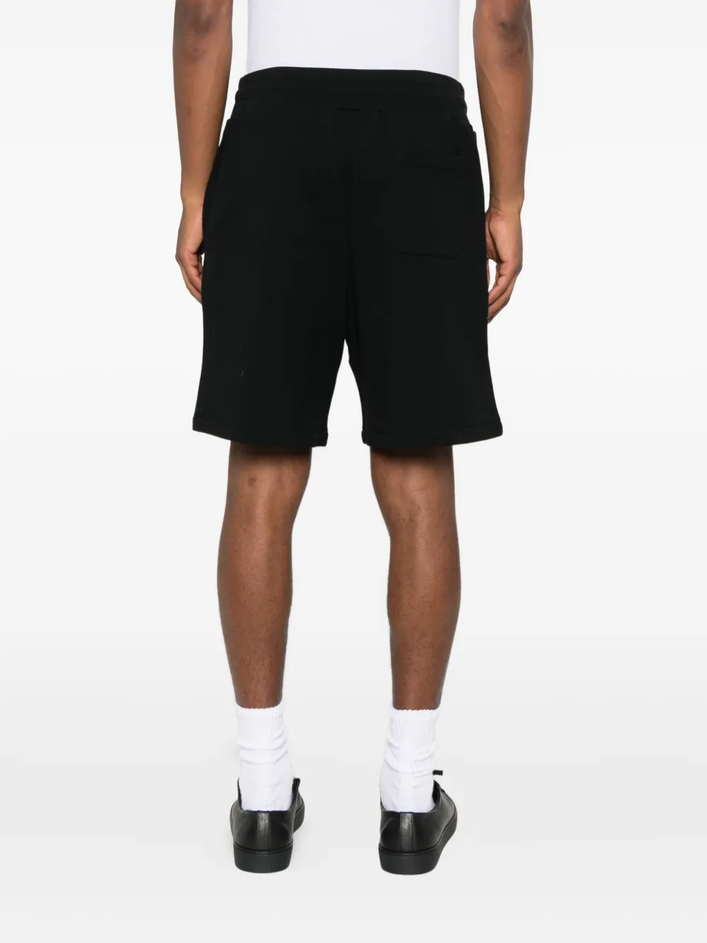 Moschino teddy-print shorts Zwart