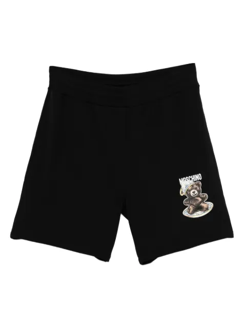 Moschino teddy-print shorts