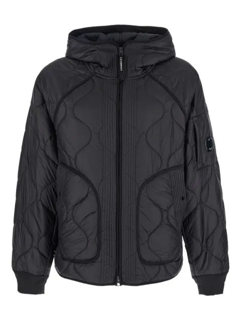 C.P. Company quilted hooded jacket