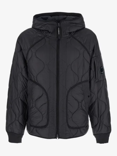 C.P. Company quilted hooded jacket