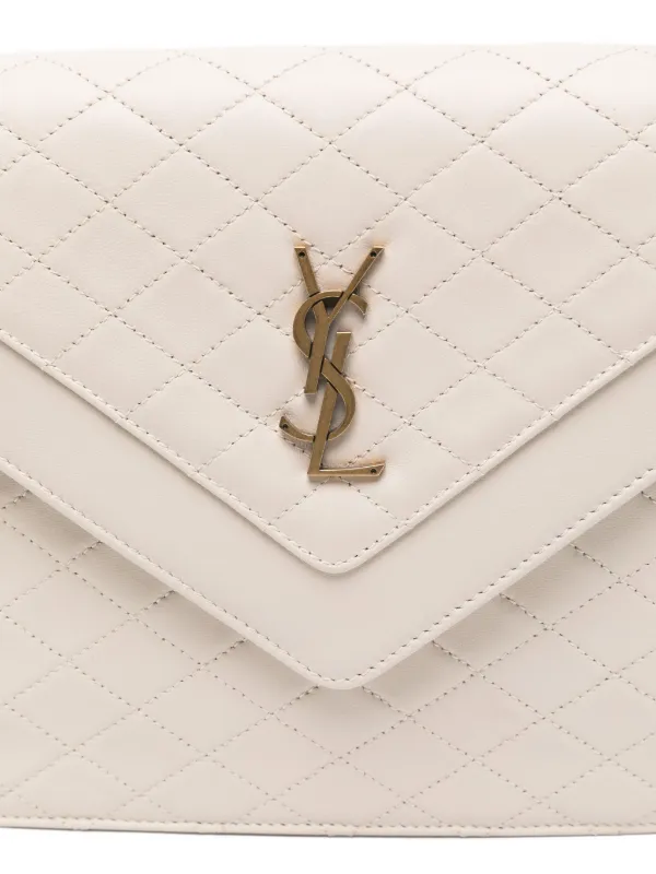 Saint Laurent ギャビー ショルダーバッグ ミニ | ホワイト | FARFETCH JP