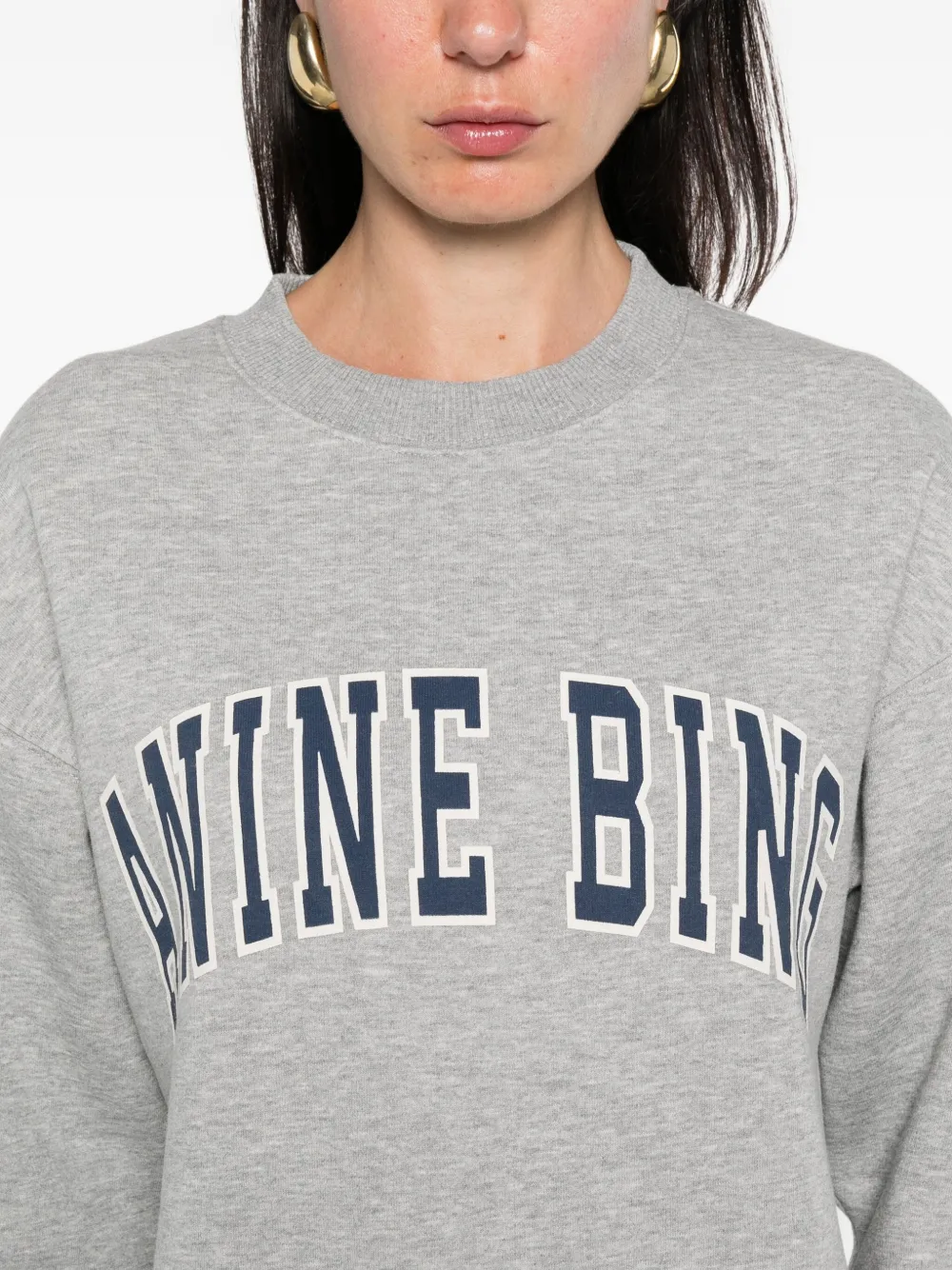 ANINE BING logo-print sweatshirt Grijs