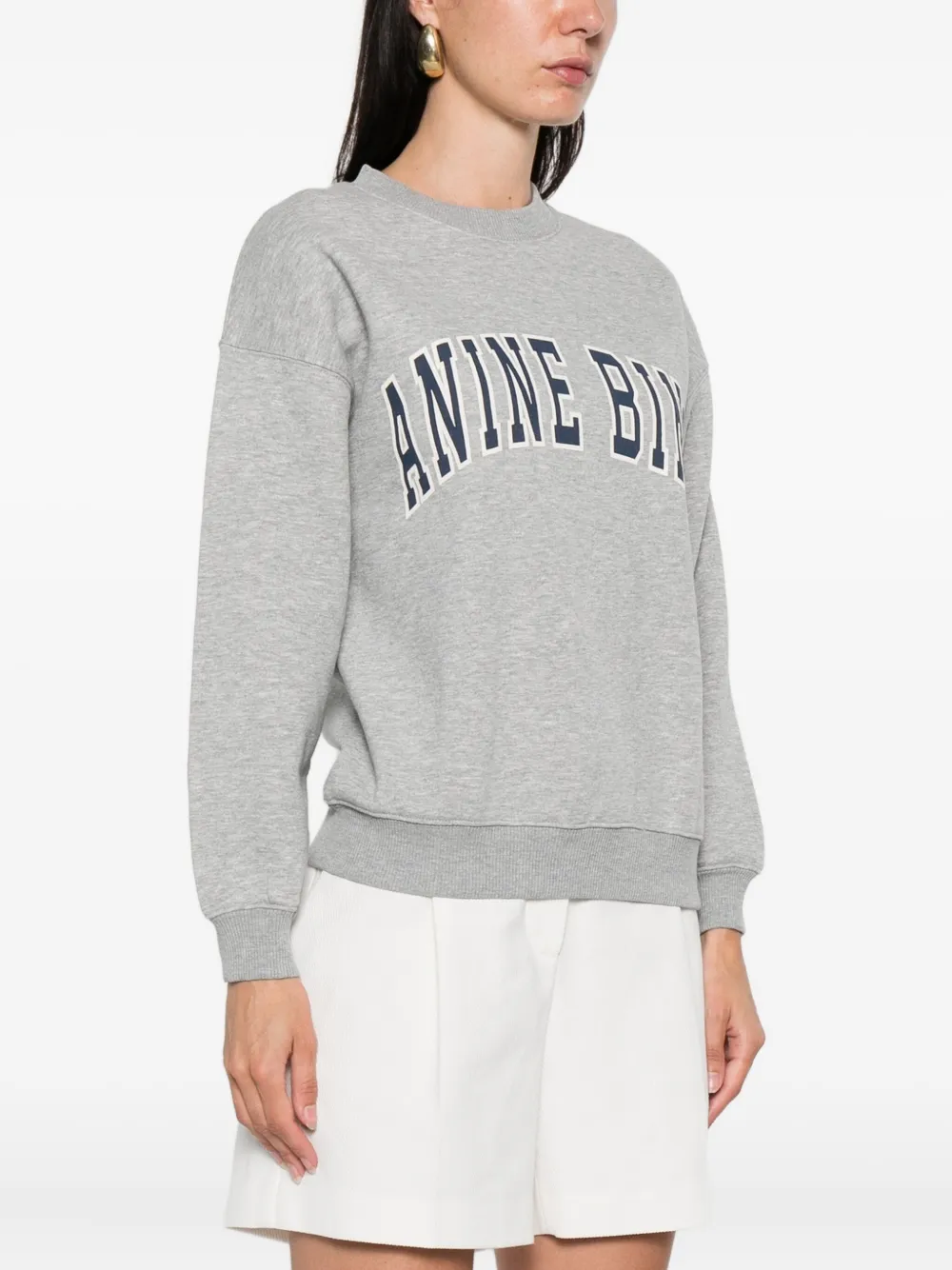 ANINE BING logo-print sweatshirt Grijs