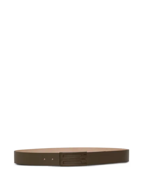 Victoria Beckham logo-buckle leather belt