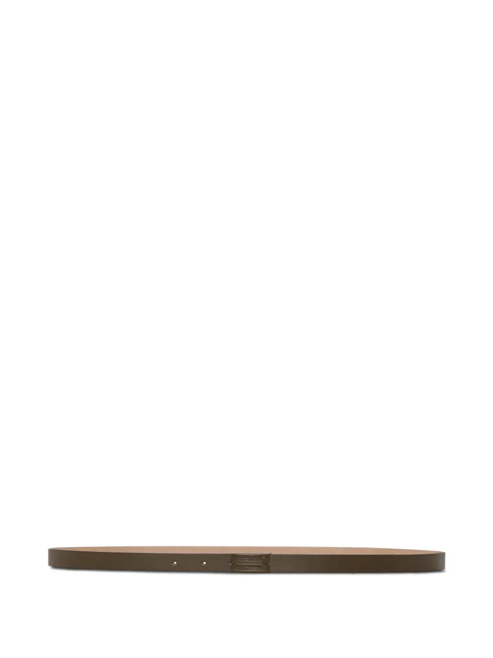 Victoria Beckham logo-buckle leather belt Groen