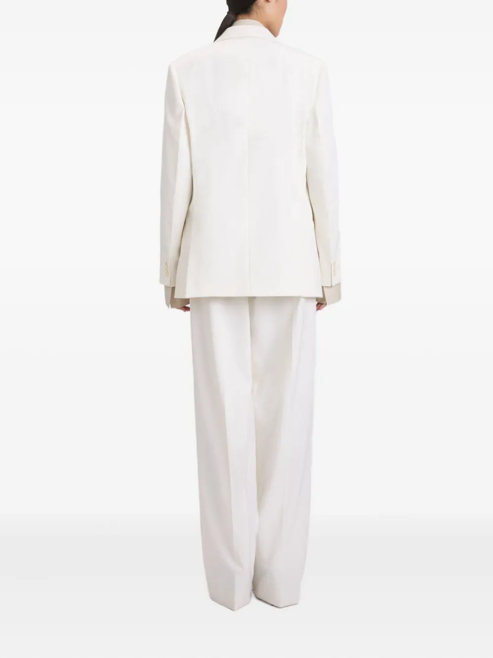 Victoria Beckham tailored wool jacket Wit