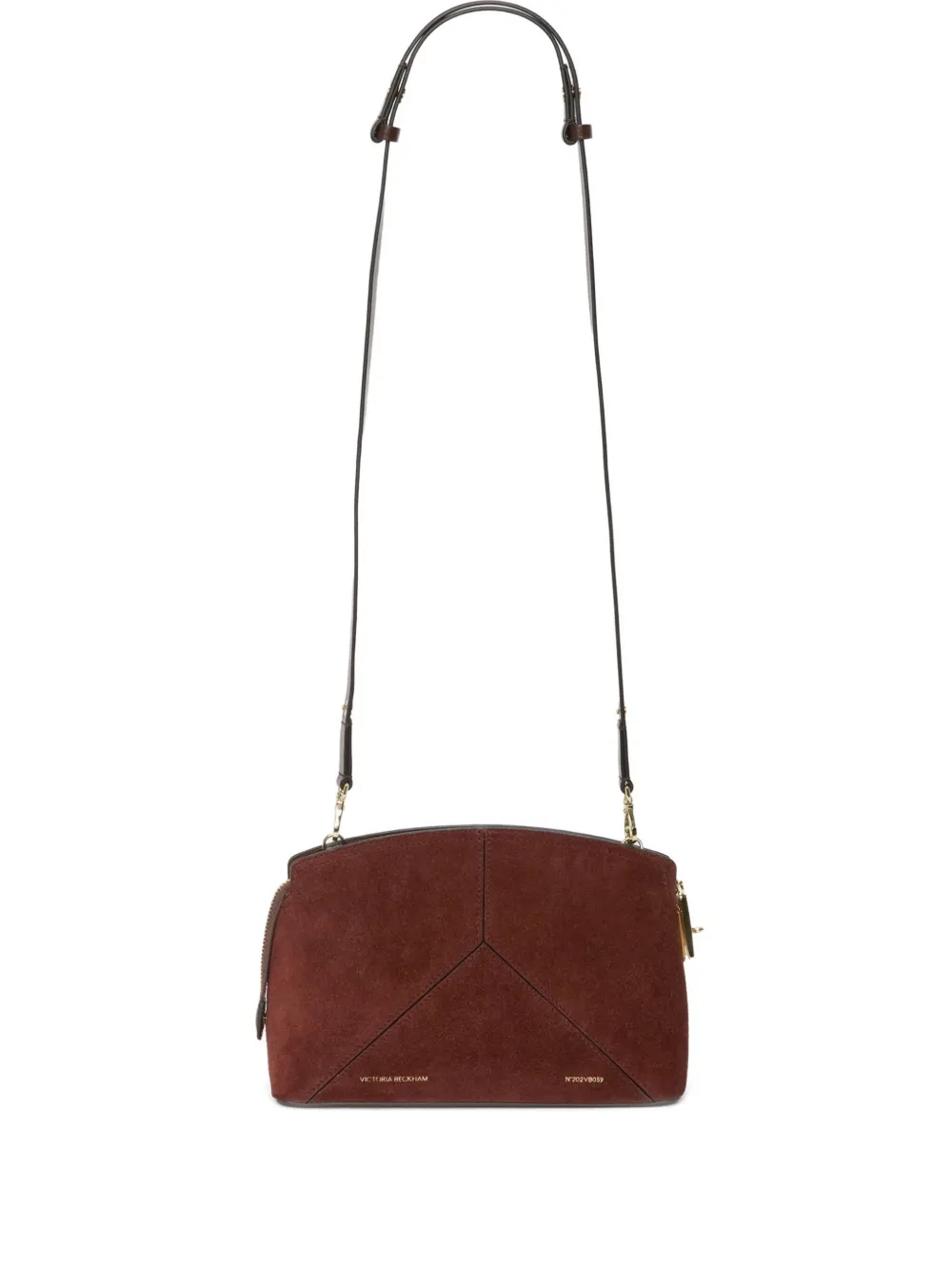 Victoria Beckham Victoria zip-fastening cross body bag Bruin