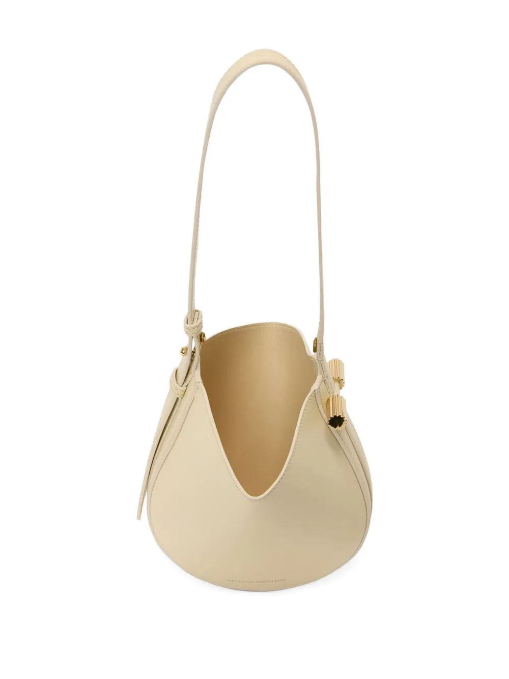 Victoria Beckham Dia mini bucket-tas Beige