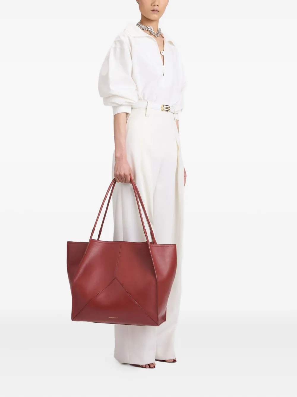 Victoria Beckham cotton blouse Wit