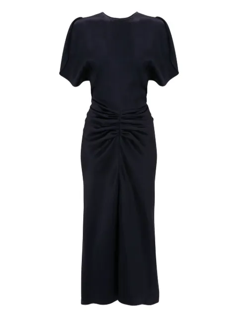 Victoria Beckham gathered-waist midi dress