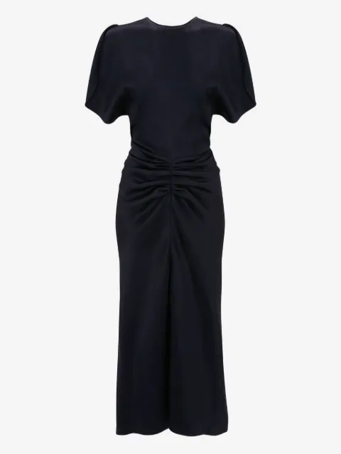 Victoria Beckham gathered-waist midi dress