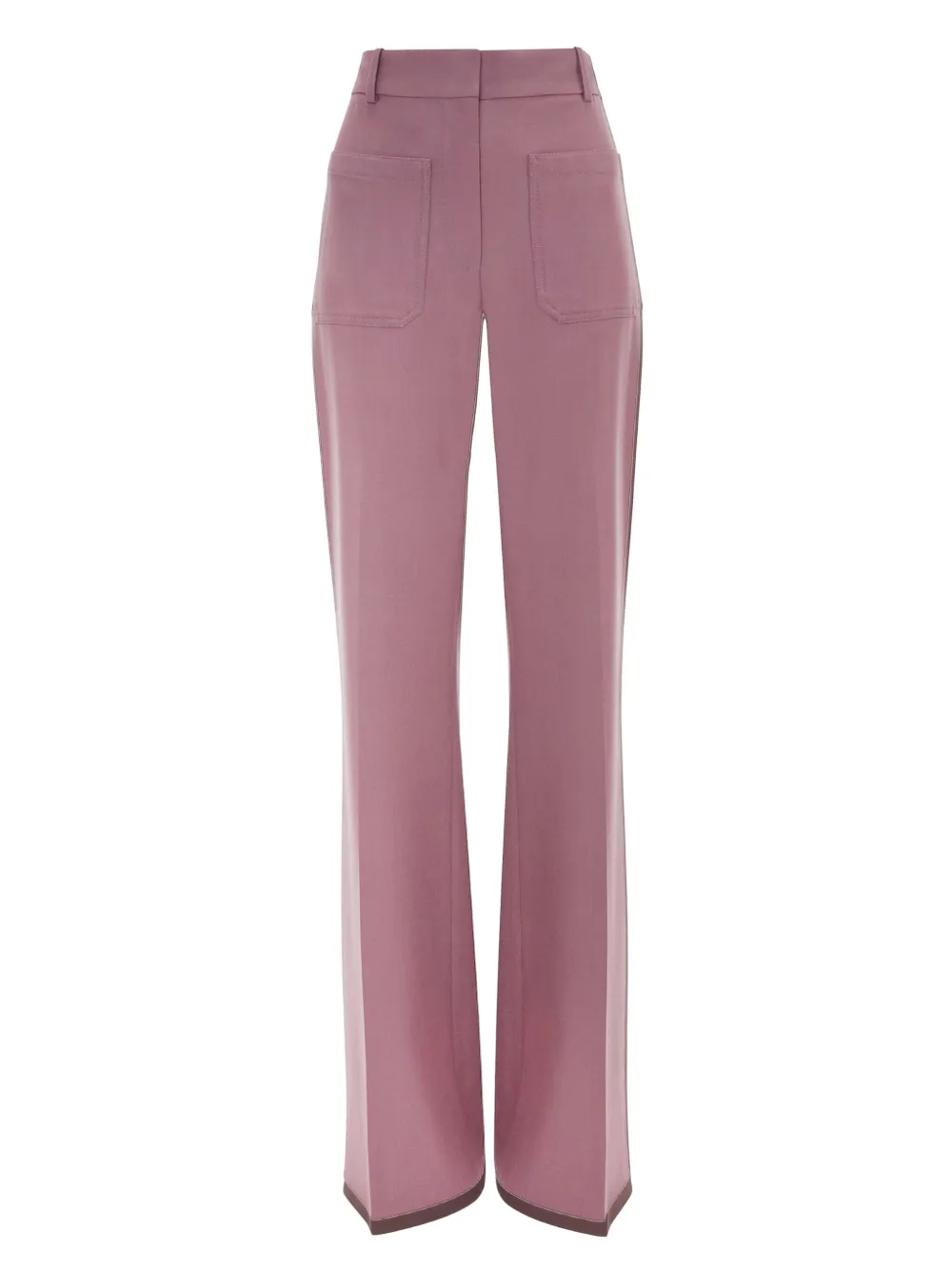 Victoria Beckham Alina pocket-detail trousers Roze