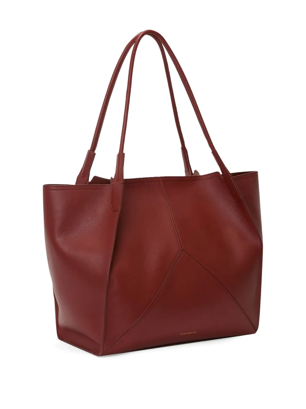 Victoria Beckham Leren shopper Rood