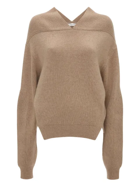 Victoria Beckham V-neck yoke detail sweater