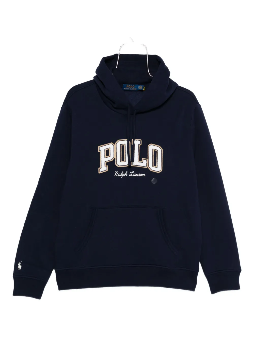 Polo Ralph Lauren logo-embroidered hoodie - ブルー Polo Ralph Lauren logo-embroidered hoodie - ブルー