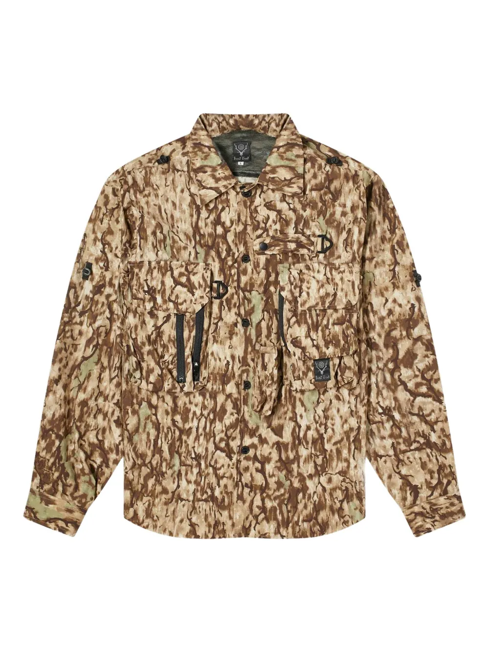 SOUTH2 WEST8 camouflage-print jacket | Neutrals | Image 1
