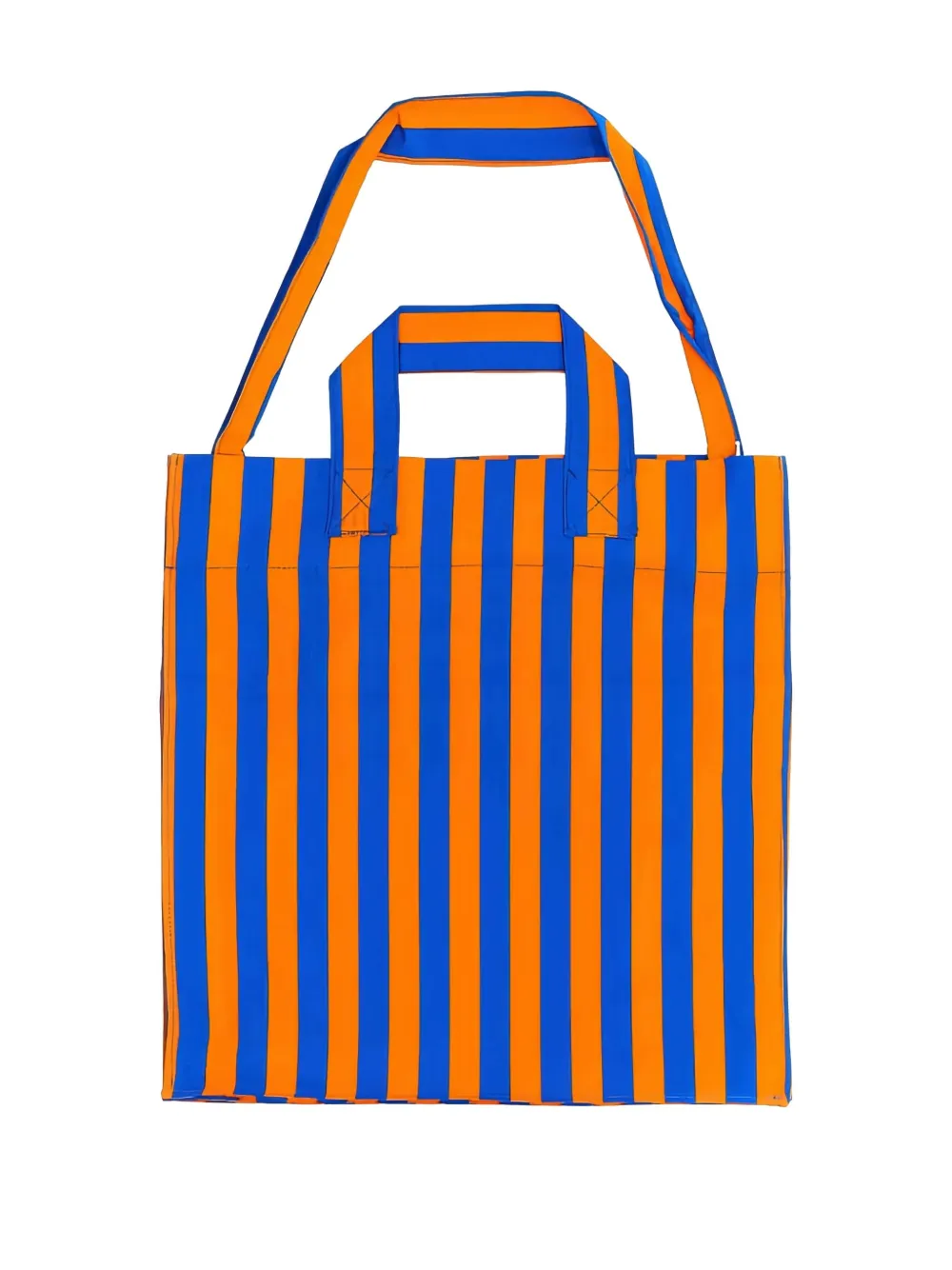 Sunnei Gestreepte shopper Blauw